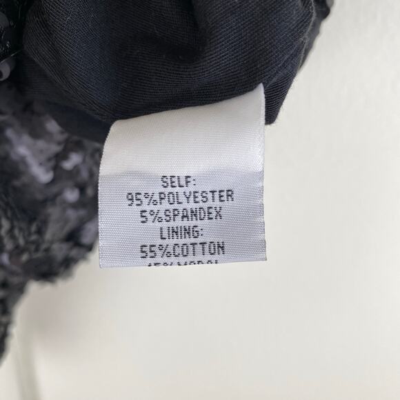 NWT Johnny Was Etta Sequin Cami Size XS Black Top - Picture 13 of 14